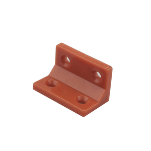 Soporte de Plástico en Forma de L de Gran Ángulo, Conector de Muebles de Cuatro Orificios, Ángulo Recto de 90 Grados para Soporte de Estantes de Armarios y Guardarropas - Product Image 3