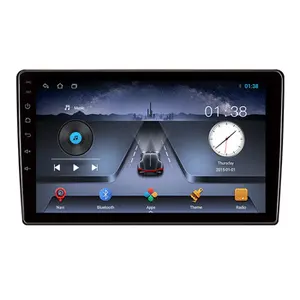 TS7 4 Core GPS Navigation Radio 10 Inch Universal Multimedia BT FM With Carplay Android Auto DVD Car Player