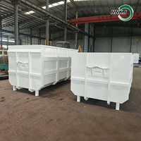 Conteneur à benne basculante RNKJ personnalisable, best-seller, 6-40 m³, grande benne à ordures, bac à déchets, conteneur à roulettes
