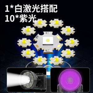 Linterna frontal LED de 5W recargable de 2400mAh con un alcance de más de 500M para iluminación de trabajo, pesca y camping. - Product Image 5