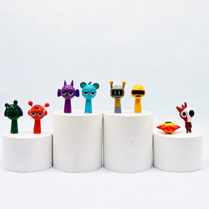 24 Styles Sprunki Incredibox Phase 4 Mini Figures 5CM <b>PVC</b> Sprunki Game Character Model Toy Collectible <b>Blind</b> Box Gift - Product Image 3