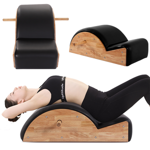Équilibre Pilates Alignement de l'arc Correcteur de colonne vertébrale Soulagement de la douleur dorsale Seau d'étape, Pilates Yoga Wedge Table de <span class=keywords><strong>massage</strong></span> Équipement S Curve - Product Image 1