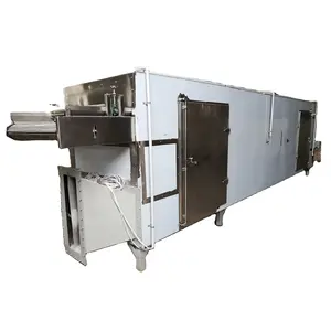 Máquina automática industrial de secar forçado de forno em túnel de ar para sementes de castanhas de caju e flores