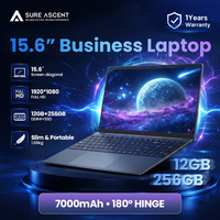 Ordinateur portable professionnel 15,6 pouces Intel Celeron J4105 12 Go de RAM 256 Go SSD WiFi Ordinateur portable de bureau OEM ODM Vente en gros