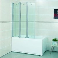 Paroi de douche pliante à charnière pivotante moderne KMRY avec verre trempé de 6 mm, cadre en alliage d'aluminium, écologique, pour usage hôtelier