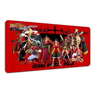 One Film : <span class=keywords><strong>Tapis</strong></span> de bureau Z - <span class=keywords><strong>Tapis</strong></span> de <span class=keywords><strong>souris</strong></span> de jeu étendu grand format Straw Hat Pirates pour les fans d'anime - Product Image 1
