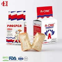 Levain sec instantané actif personnalisé à faible/élevé teneur en sucre pour la pâte à pain, certifié HACCP, emballage sous vide