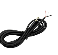 Câble auxiliaire stéréo 3,5 mm avec boîtier métallique fin de 6,5 mm
