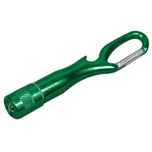 Small Torch Carabiner Mini led Flashlight Keychain with Bottle Opener