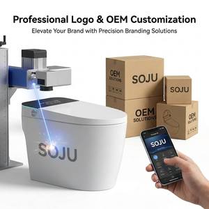 <span class=keywords><strong>Inodoro</strong></span> inteligente eléctrico sin tanque de una pieza con bidé integrado y sensor de pie, WC inteligente con certificación CUPC CE para compra al por mayor - Product Image 6