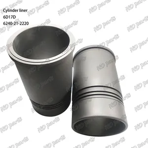 Revêtement de cylindre 6D17D 6240-21-2220 adapté aux pièces de moteur Komatsu