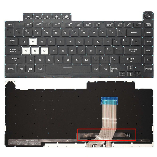 Keyboard for Asus G531/GU/GW/GV/GT GL531 G512L G532 Laptop Keyboard Notebook Keyboard with Backlit for Asus Laptop