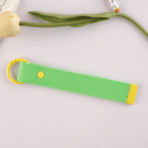 Llaveros tejidos coloridos al por mayor cordones de cinta de poliéster bordados, ideales para llaves y tazas de agua - Product Image 2