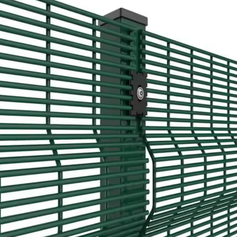 Modern 6 Feet 358 Security Fence with Integrated Lighting 24/7 Surveillance Support for Road Farm Home & Construction Sites