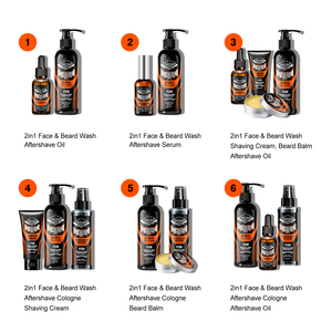 Ensemble de soins de <span class=keywords><strong>la</strong></span> <span class=keywords><strong>barbe</strong></span> avec étiquette OEM, comprenant un shampoing, un soin de <span class=keywords><strong>la</strong></span> <span class=keywords><strong>barbe</strong></span>, une huile de croissance, pur, naturel, biologique, sûr, kit de <span class=keywords><strong>barbe</strong></span> pour hommes - Product Image 6