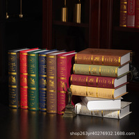 Eropa Retro gaya nostalgia buku mainan ornamen tampilan kreatif Modern ruang tamu dekorasi simulasi Kertas buku Model Prop