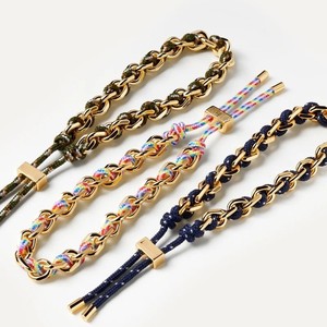 Zooying Fashionable Colored <strong>Rope</strong> <strong>Bracelet</strong> Stainless Steel Accessory Classic Handmade Adjustable <strong>Bracelet</strong> Women and <strong>Men</strong> Jewelry - Product Image 2