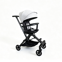 Système de voyage compact et léger OEM personnalisable en couleur - Poussette bébé à châssis en aluminium avec pliage à une main pour nourrissons et tout-petits