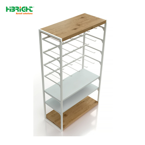 Heavy Duty Gondola Shelving Supermarket Display <b>Rack</b> Black Yellow Retail Store <b>Shelf</b> Double Sided Freestanding - Product Image 2