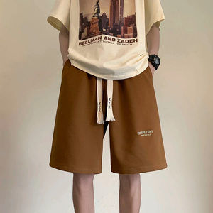 Nouveauté été Short de sport décontracté pour homme, <span class=keywords><strong>grande</strong></span> <span class=keywords><strong>taille</strong></span>, coupe ample, polyvalent, style américain, pour la plage et le basketball - Product Image 4