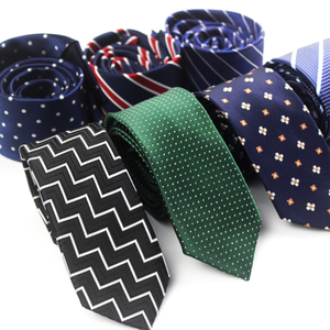 Cravate en soie tissée jacquard classique personnalisée pour homme, faite à la main, avec boîte - Product Image 1