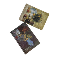 Impression de carnets reliés personnalisés en gros avec coins arrondis, estampage à chaud de fleurs, logo personnalisé