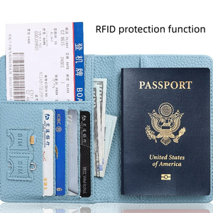 Ensemble cadeau de voyage en cuir PU personnalisé en gros : porte-passeport, étiquette de bagage, carnet de voyage et stylo dans un coffret cadeau - Product Image 2