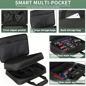 Sac de rangement multi-poches pour accessoires ménagers pour aspirateur à main - Product Image 3