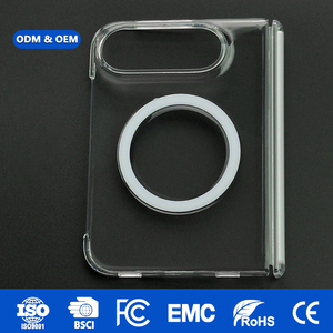 Étui Premium Ultra-Transparent pour iPhone Fold 18 Ultra, Anti-Jaunissement, Haute Clarté, Aimant N52, Prise en Charge OEM/ODM - Product Image 1