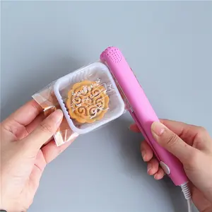 Creative Mini Handheld Electric Heat Sealing Machine Snack Food Sealer Portable Bag Heat Clips Machine