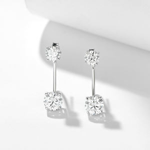 Boucles d'oreilles en argent pur, nouvelle collection 2024, bijoux de mode, style vintage - Product Image 4