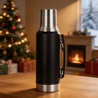 Gourde à maté personnalisée avec logo sérigraphié, sans BPA, à double paroi isolée, en acier inoxydable, pour la maison et le bureau