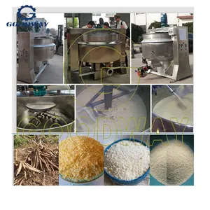 150-1000kg/h Output Cassava Flakes Processing Machinery Garri Making Equipment Garri Machine