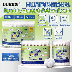 LMLTOP Vente en gros de cotons-tiges personnalisés de haute qualité en <span class=keywords><strong>coton</strong></span> biologique, double tête, écologiques, réutilisables, recyclables, avec bâtonnet en papier - Product Image 5