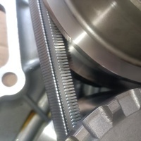 Ensemble de poulie de variateur CVT RE0F10A JF011E avec chaîne et boîtier, ensemble de cylindre de pression CVT d'occasion