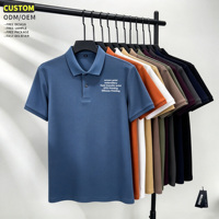 Chemise polo brodée sur mesure, t-shirts pour hommes, chemises polo pour hommes, vente en gros, coton de haute qualité, uniformes, vêtements de travail, chemises polo