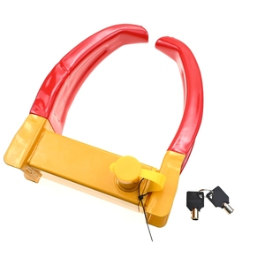 Bloqueo de Volante YH2273, Abrazadera de Seguridad para Neumáticos, Bloqueo Antirrobo Ajustable, Abrazadera de Seguridad para Remolque de Alta Resistencia - Product Image 1