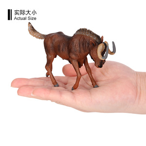 Figuras de Animales de Juguete de PVC Sólido al por Mayor, Modelo de Estatua de Simulación de Gnu - Product Image 2
