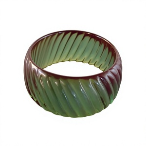 Bracelets ronds en bois faits à la main de la meilleure qualité, unisexes, ensemble de bijoux fantaisie décontractés, finition naturelle tendance, anniversaire, mariage, femme - Product Image 5