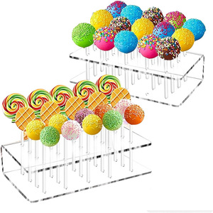 Birthday Party Decoration Supplies 15 Holes Clear Acrylic <b>Lollipop</b> <b>Sticks</b> Stands - Product Image 6