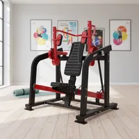 Ticari Spor Salonu Ekipmanları Büyük Yeni Tasarım Plakalı Oturmalı Çok Fonksiyonlu Göğüs Kası, Göbek Kası ve Kol Kası Geliştirme Aleti Çelik Malzeme Model LLQX287