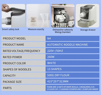 Machine électrique automatique et électrique pour la cuisine, petite mini machine à fabriquer des nouilles spaghetti en plastique pour la maison