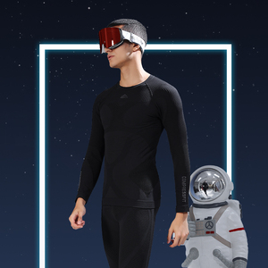 Người Đàn Ông Nén Theo Dõi Phù Hợp Với Hoạt Động Chức Năng Cơ Sở Hai Lớp Nhãn Hiệu Riêng Dài Tay Áo Phụ Nữ Tập Thể Dục Laika Nén Vớ Phù Hợp Với - Product Image 6