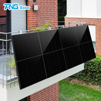 Système solaire monocristallin prêt à l'emploi, montage au sol, 800W, micro-onduleur, stockage d'énergie domestique, batterie, entrepôt européen PNG