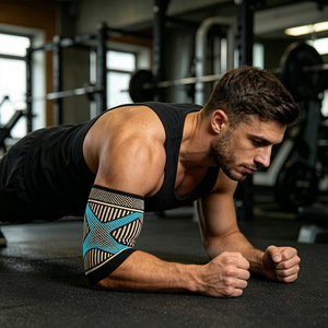 Manchon de compression réglable premium pour bras, support de poignet antidérapant pour athlètes, sportifs, basketball, fitness et entraînement - Product Image 6