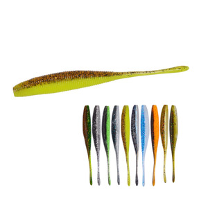 Nuova Esca Morbida Dart Worm 100mm 3.7g 6pz in Silicone per <span class=keywords><strong>Spinning</strong></span>, Esca Artificiale per Pesca in Acqua Salata e Dolce, Spigola, Attrezzatura da Pesca - Product Image 1
