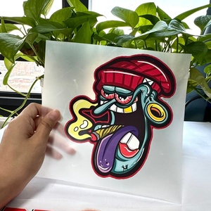 โรงงานหัวหยิงซิง รับสั่งทำโลโก้พลาสติซอลแบบรีดร้อนสำหรับเสื้อผ้า ลายพิมพ์แบบรีดร้อน - Product Image 1