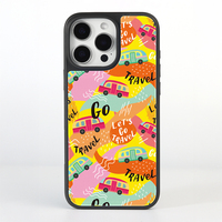 AG Verre Verre Trempé Belles Fleurs Femmes Style Filles Style Housse de Téléphone Portable pour iPhone 14/15/16/17