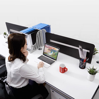 Ventes de bureaux de travail de conception moderne avec armoires, bureaux de travail pour 4 personnes