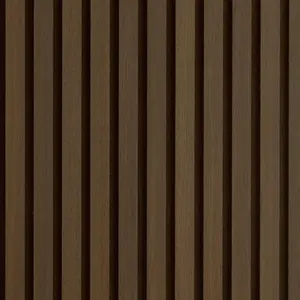 Paneles de pared de madera de nogal y roble Natural, listón acústico para oficina, bricolaje, 21mm, 600x2400mm
